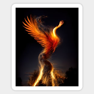 Phoenix Rising Sticker